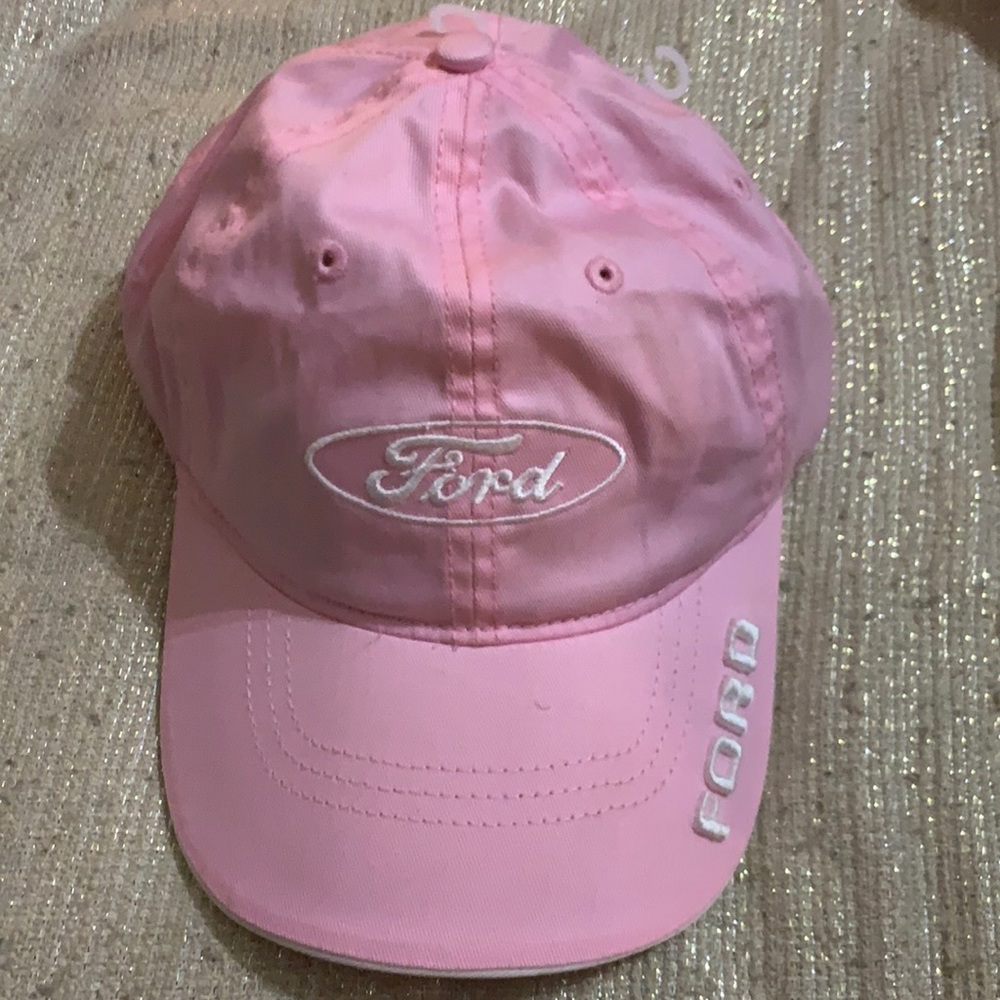Pink Ford Hat